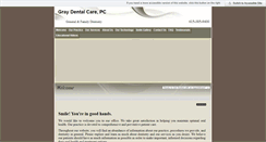Desktop Screenshot of graydentalcare.com